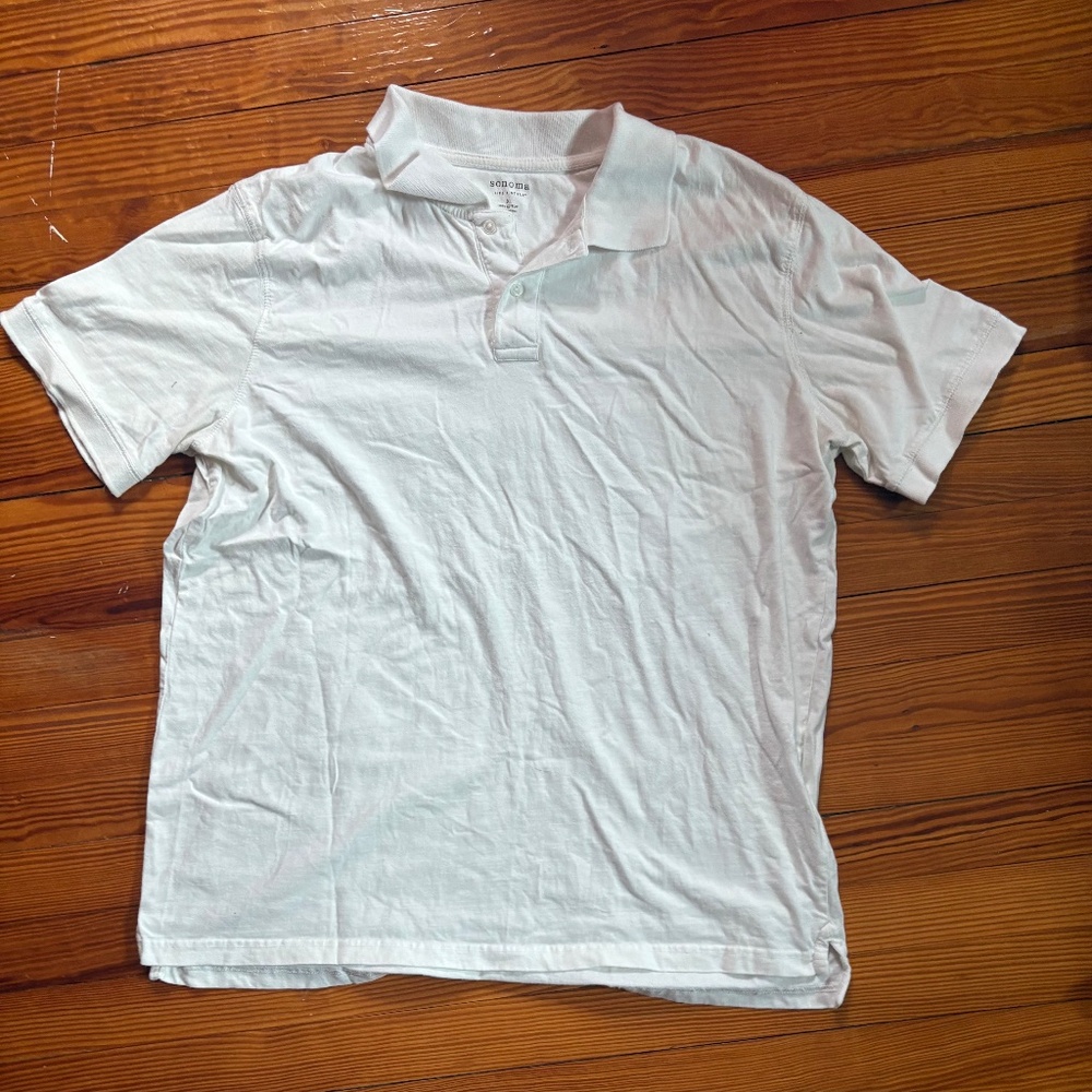 Sonoma White Men's Polo (XL)